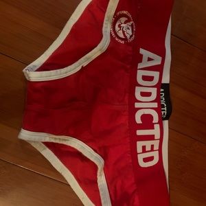 Men’s red Addicted briefs!